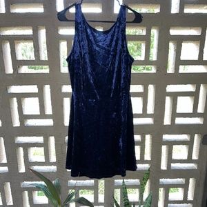 Divided H&M Velvet Skater Dress